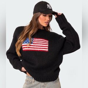 USA Oversized Chunky Knit Sweater NWT - size small 🇺🇸